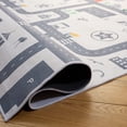 thumbnail image 6 of Safavieh Tacoma Kids Alphabet Neighborhood Streets Area Rug, Ivory/Gray, 5' x 5' Square, 6 of 11