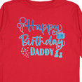 thumbnail image 4 of Inktastic Blue Happy Birthday Daddy Boys or Girls Long Sleeve Toddler T-Shirt, 4 of 5