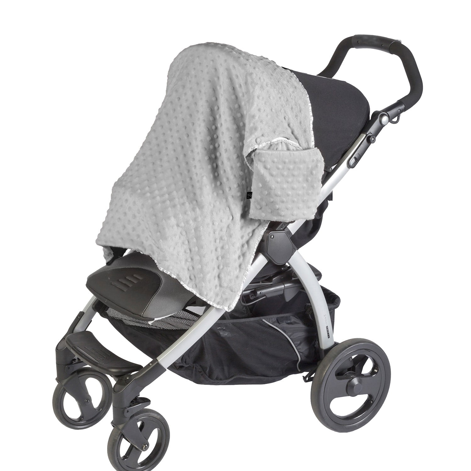 J.L. Childress Cuddle N Cover Stroller Blanket and Shade Privacy Cover for Travel Grey Walmart