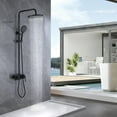 thumbnail image 2 of Exposed Rainfall Shower Head with Hand Shower Head and Tub Filler with Rough-in Valve, 2 of 5