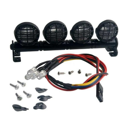 

1/10 RC Crawler Car 4 Pieces Ceiling Light Bar Lamp For SCX10 D90 Kits