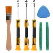 Onemayship Repair Tool Kit for Xbox One / S / X Xbox 360 PS4 and PS3, 7-in-1 Screwdriver Pry Repair Tool Set for Controllers and Console - T6 T8H and T10H Screwdriver