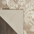 thumbnail image 6 of Nourison Elation Distressed Damask Ivory Mocha 4' x 6' Area Rug, (4' x 6'), 6 of 9