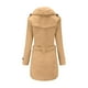 thumbnail image 5 of Chaquetas para mujer Abrigo de lana de solapa de invierno Chaqueta de trinchera Abrigo de manga larga Prendas de abrigo Odeerbi  ODB-3, 5 of 5