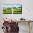 thumbnail image 2 of Stupell Rural Country Farm Pastures Landscape Painting Black Framed Art Print Wall Art, Set of 2, 2 of 8