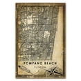 thumbnail image 3 of Pompano Beach Vintage Map Prints Canvas, Florida Map Art Canvas, Canvas, Pompano Beach Map City style vintage Canvas , Canvas Wall Art, Street Map Artwork Canvas, 3 of 6