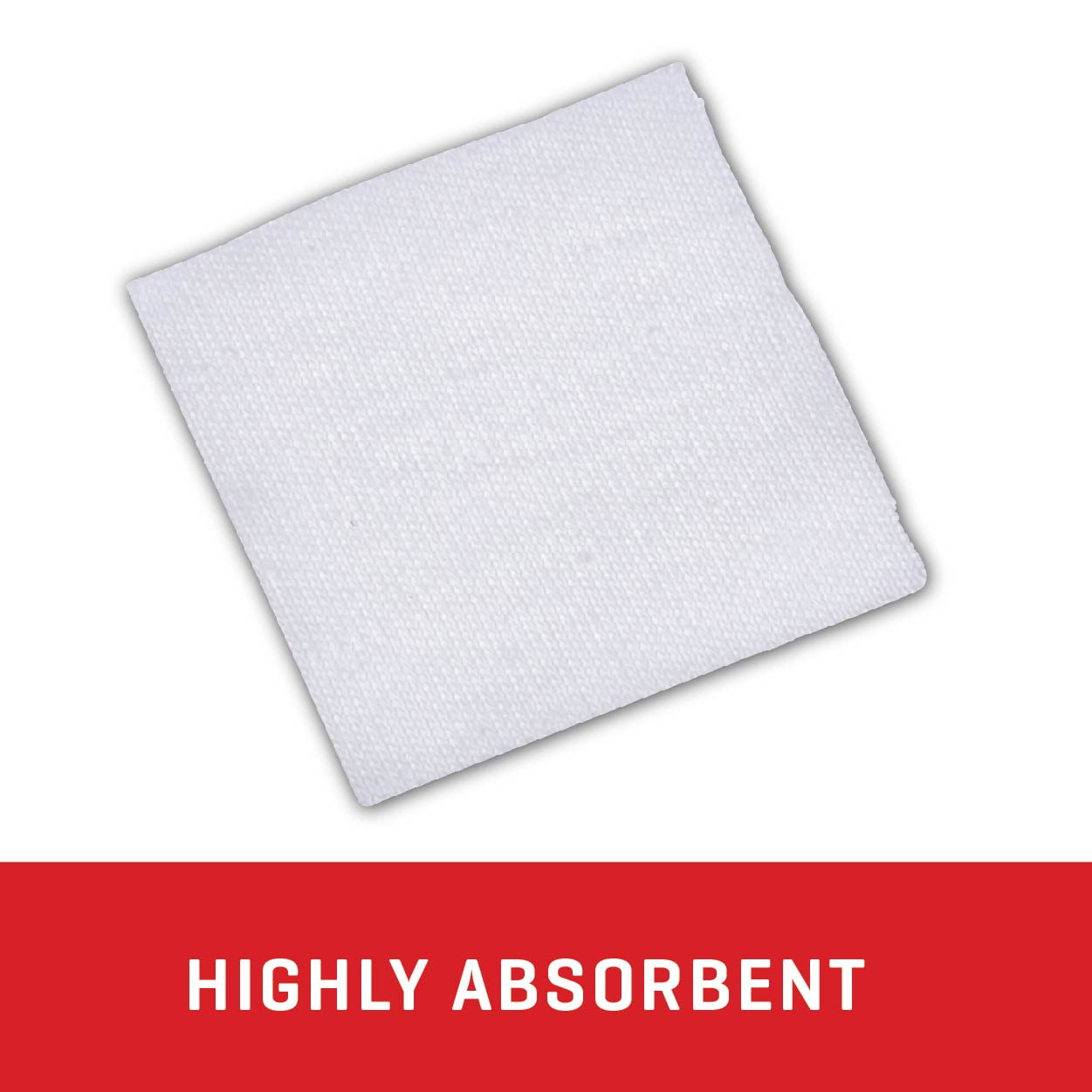 Allen Company 1.5" Square Cotton Firearm Cleaning Patches, 250-Pack, .25 to .35 Cal., White, N/A
