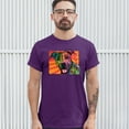 thumbnail image 3 of Tee Hunt Colorful Pitbull T-Shirt Andy Maxx Dog Lover Pet Owner Adopt Men's Tee, Purple, Small, 3 of 5