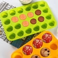 thumbnail image 6 of Sunjoy Tech 2Pcs Cake Molds Non-stick Silicone Muffin Pan BPA Free 24 Cupcake Tray Safe Versatile Cake Molds for Easy Release Dishwasher, 6 of 7