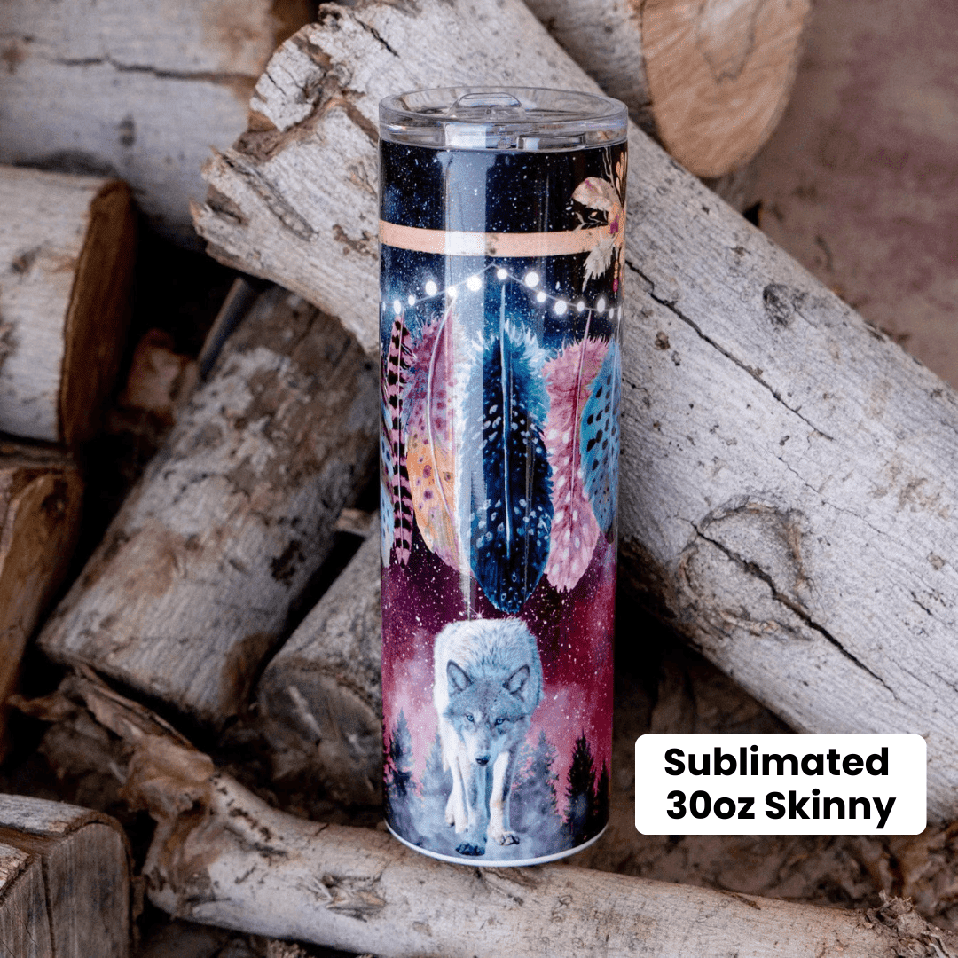 Makerflo 30 oz Skinny Tumbler Stainless Steel Silver 25 Pack Ideal for DIY Crafts -Epoxy