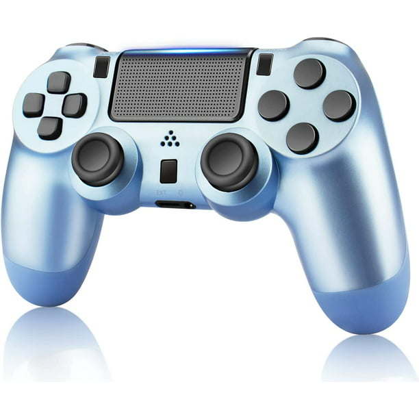 SPBPQY Wireless Game Controller Compatible with PS4/ Slim/Pro- Titanium  Blue 