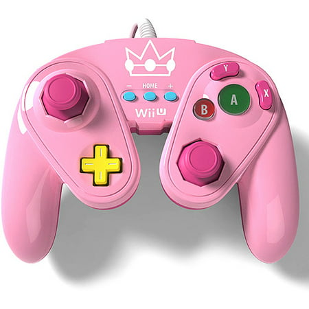 PDP Wired Fight Pad for Wii U, Peach