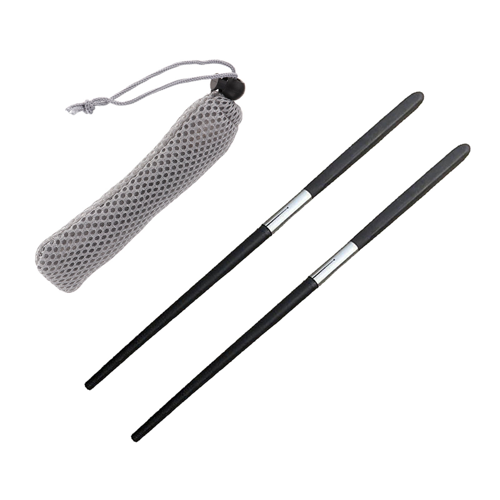 Titanium Chopsticks Screw apart Metal Tableware Solid portable travel camping 