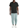 thumbnail image 4 of ClimateRight by Cuddl Duds Men's Woven Twill Scrub Joggers, 4 of 5