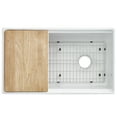 thumbnail image 3 of Sinkology SinkSense Hanzo Hevea Wood 1.5 Cutting Board - 17.25" x 12.5" x 1.5", 3 of 5
