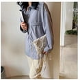 thumbnail image 5 of Kukuzhu Summer Women Tassel Beach Shoulder Bag Bohemian Crochet Messenger Bags, 5 of 7
