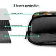 thumbnail image 4 of Lsque Charming Daisy Bouquet Art Pattern Laptop Bag – Portable & Slim Single-Shoulder Computer Case with Adjustable Strap, Protective, Lightweight for 13”/14”/15.6” Laptops, 4 of 8