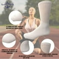 thumbnail image 6 of 60 Pairs Of Yacht & Smith Wholesale Bulk Womens Crew Socks, Cotton Sport Athletic Socks - Size 9-11, 6 of 7