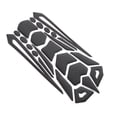 thumbnail image 3 of BlackRubber Motorcycle Fuel Gas  Protective Pad Sticker, 3 of 8
