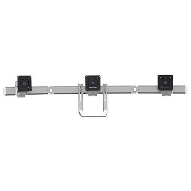 HX Triple Monitor Bow Kit in Polished Aluminum For 2 - 10.2 lbs. Monitors