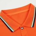 thumbnail image 5 of ZRGHAOYLQ Men's Henley Shirts Short Sleeve Trendy Button Up T Shirts Classic Solid Color Lightweight Tees Big and Tall Plus Size Patchwork Shirt with Chest Pockets, 5 of 9