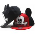 thumbnail image 3 of Gorra de béisbol bordada con orejas grandes de dibujos animados para niños, gorra de hip-hop de primavera y otoño, gorra de protección solar de verano, 3 of 4