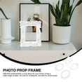 thumbnail image 2 of 4 marcos de fotos vintage de resina para decoración de escritorio (blanco), 2 of 7