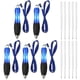 thumbnail image 1 of Uxcell 5Pcs Big Fat Pens, Blue Weighted Pens for Tremors(10 Black Refills), 1 of 6
