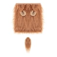 thumbnail image 3 of RKSTN Halloween Scarf Pet Wig Medium Large Dog Accessories Dog Lion Turtleneck (with Tail), 3 of 7