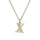thumbnail image 1 of Características del collar de estilo europeo y estadounidense de joyería de letras de moda prominente tridimensional collar de pareja universal para hombres y mujeres, 1 of 6