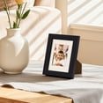 thumbnail image 7 of Sindcom 6 Pack 3.5x5 Picture Frames,Display Pictures 2.5x3.5 with Mat or 3.5 x 5 Without Mat,Gallery Wall Photo Frames, Black, 7 of 7
