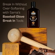 Sarna Baseball Break-in Kit - Glove Conditioner, Baseball Mallet and Microfiber Cloth
