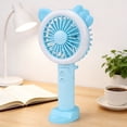 thumbnail image 7 of Cute Cat Foldable Handheld Fan USB Rechargeable Portable Mini Fan with Night Light Personal Cooling for Travel Office Home by PALIFEUR, 7 of 7