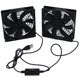 thumbnail image 1 of Ventiladores de Enrutador de PC Alimentados por USB Duales de 120 Mm y 5 V con Controlador Velocidad Ventilador Enfriamiento Alto Flujo de Aire para Receptor de MóDem de Enrutador, 1 of 5