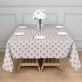 thumbnail image 3 of Red and Yellow Christmas Pattern Square Tablecloth,Waterproof Square Table Cover,Wipeable Spillproof Washable Table Cover for Home Kitchen Party Decor 42"X42"(107x107cm), 3 of 6