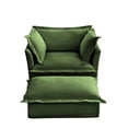 thumbnail image 4 of Armchair Set with Ottoman, Easy - to - Assemble Design / Quick Setup for Comfortable Seating, 4 of 5