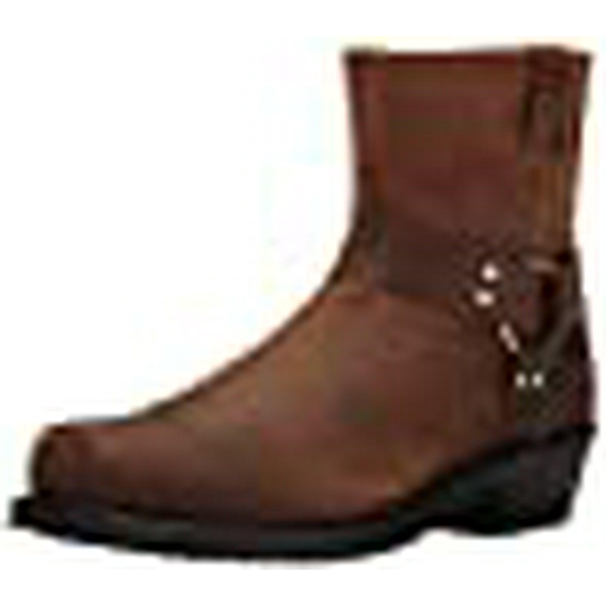 Old West Boots Men s Ankle Harness Leather Lined Motorcycle Boots Brown Distressed 11 Walmart