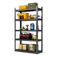 thumbnail image 4 of Fithood H72 * W47.2 * D23.6 Storage Shelves 5 Tier Heavy Duty Metal Shelving Unit Adjustable Shelving Units and Storage Rack Kitchen Garage Shelf, 4 of 5