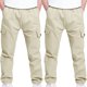 thumbnail image 1 of Cowsor 2PC Boys Cargo Sweatpants Casual Hiking Pants Joggers Athletic Trousers Cotton Loose Straight Pants for Men, 1 of 6