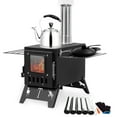 Wood Burning Stove, Folding Portable Wood Stove, Tent Stove for Heating