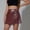 Wine, variant on Tqcoqu Women's Faux Leather Mini Skirt, High-Waisted Leather Side Zipper Bodycon Skirt Pants with Asymmetrical Hem,Beige,Women's S-XL