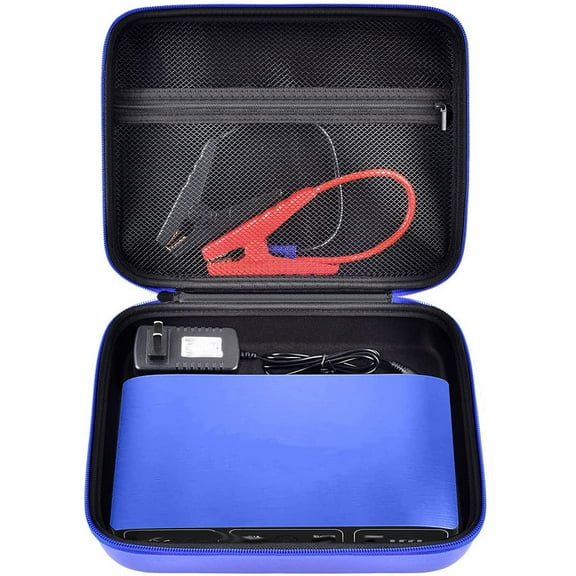 Fleurvie Case for Halo Bolt Air /Air Emergency Power Kit Car Jump Starter, Car Charger Power Bank Holder Blue (Box Only)