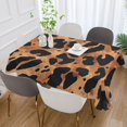thumbnail image 2 of Yayeee Tablecloths for Rectangular Tables 60 x 60 inch Party Table Cover, Leopard Pattern, 2 of 6