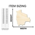 thumbnail image 2 of Unfinished Wood Bolivia Shape - Craft - up to 46" 10" / 1/2", 2 of 5