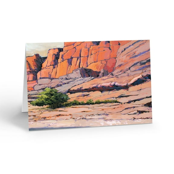 Riverbed in Sedona Arizona Blank Note Cards - 10 Note Cards with Envelopes - 144