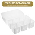 thumbnail image 2 of MesaSe Garlic Storage Produce Containers for Fridge Keeper Lettuce Salad Meal Prep Vegetable, 2 of 6