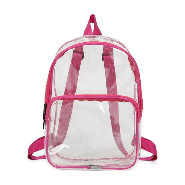 School necessities Women Transparent Versatile Sequins Fashion Multi-purpose Student Bag Backpack