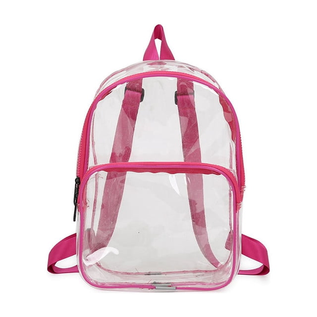 Study necessity Women Transparent Versatile Sequins Fashion Multi-purpose Student Bag Backpack