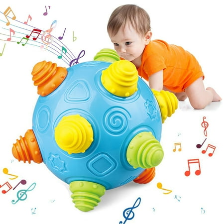 Toddlers Baby Music Shake Dancing Ball Toy Baby Crawling Toys Bouncing Sensory Learning Ball Toys Toys for 1+ Year Old