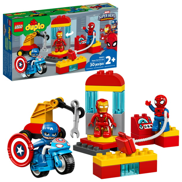 LEGO DUPLO Super Heroes Lab 10921 Marvel Avengers Construction Toy for (30 Pieces) -